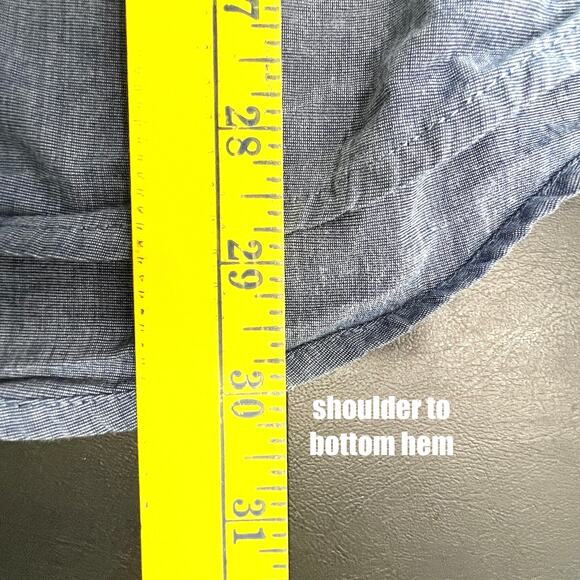 IZOD Button-Up Shirt Men's XL Blue Long Sleeve Collared Preppy 100% Cotton - Picture 8 of 8